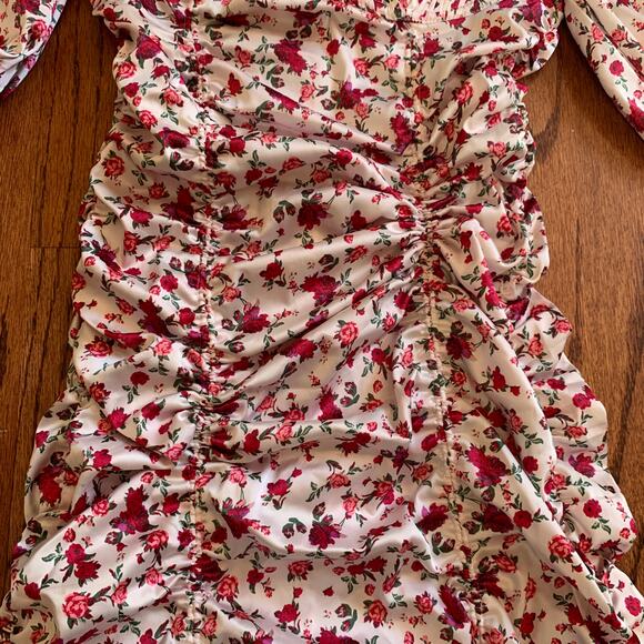 For Love & Lemons Melrose Dress MSRP $160 | Red White | XS - Picture 5 of 13